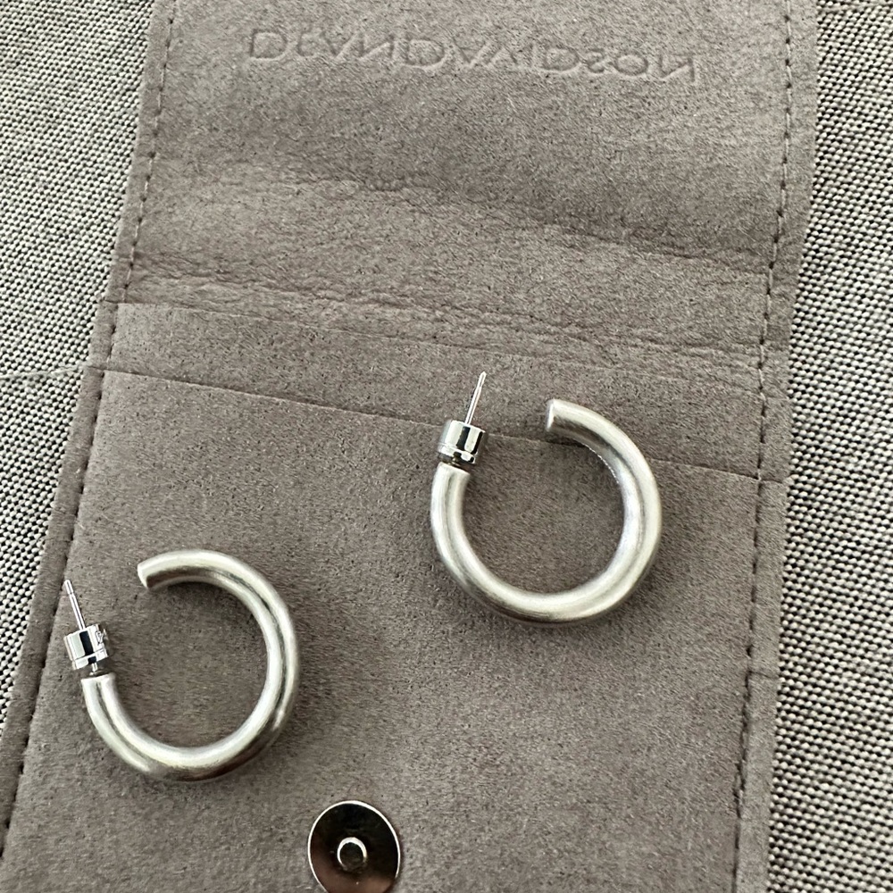 Dean Davidson silver hoops